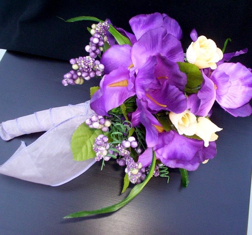 Purple Wedding Flowers For