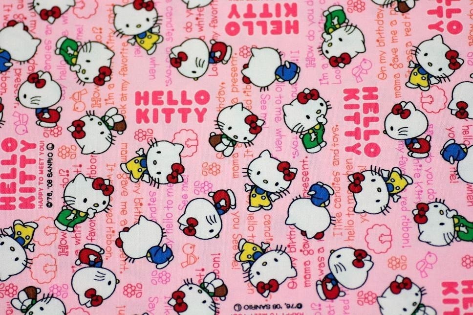 Kawaii Sanrio character Hello Kitty Japanese fabric ( lots of Hello kitty 