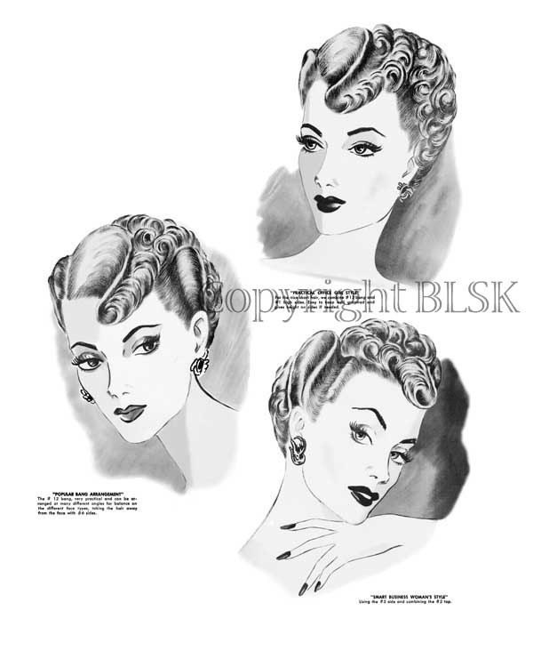 1950 hairstyle pictures. 1950s Hairstyle 50s Glam Hair How to 