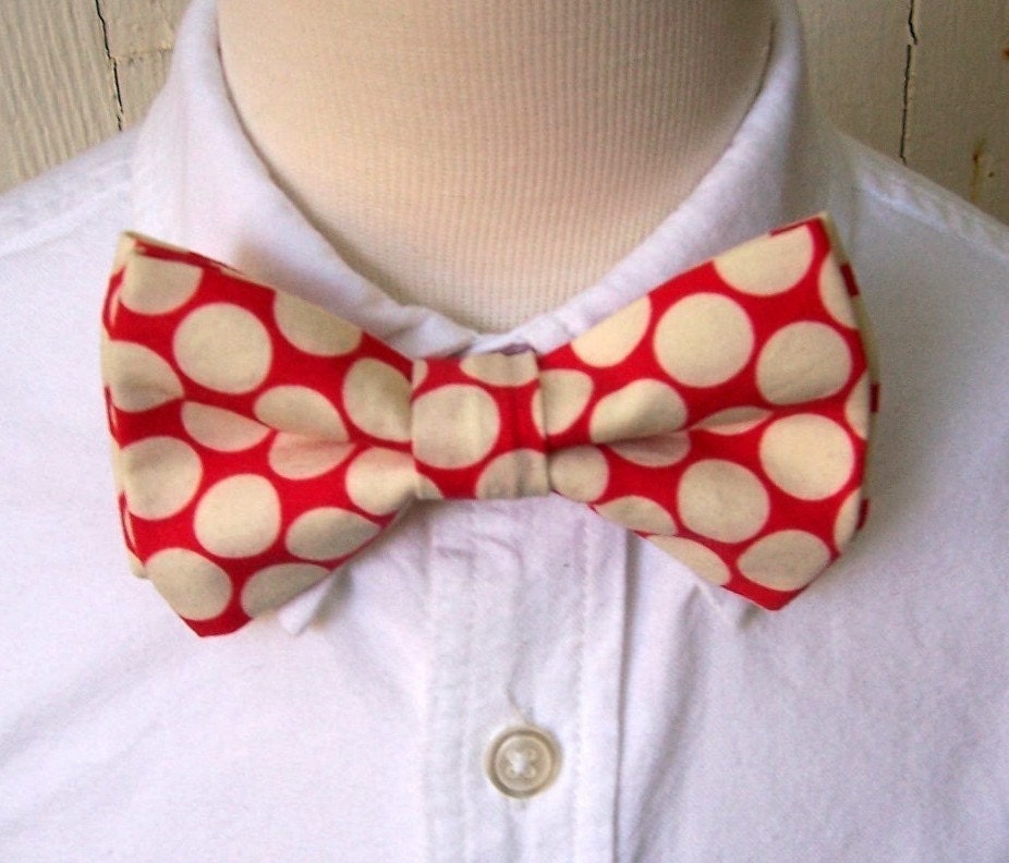 Bow Tie for Little Boys Cherry Red 