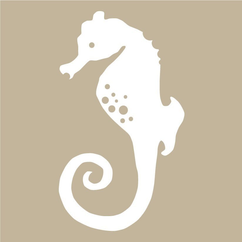 sea horse. sticker