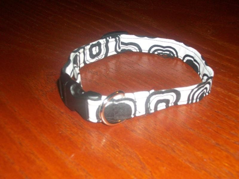 Size Small Dog Collar-Black and