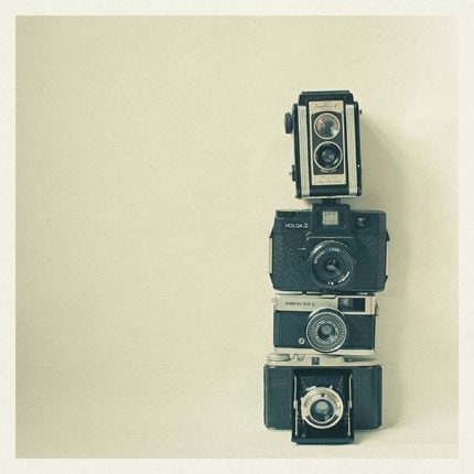 Camera Love, 8x8 print $25