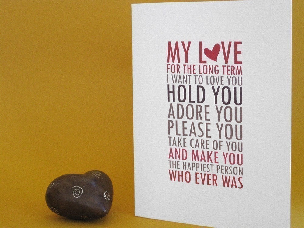 Funny, sexy Valentine or love card 