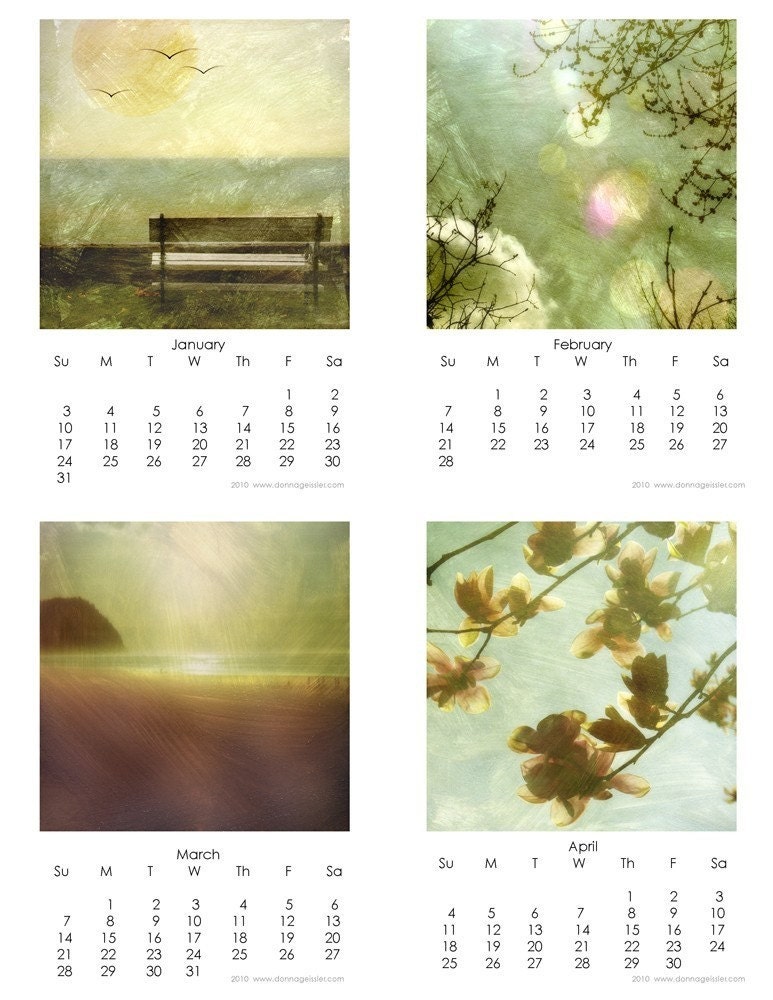 2010 Calendar I've compiled twelve