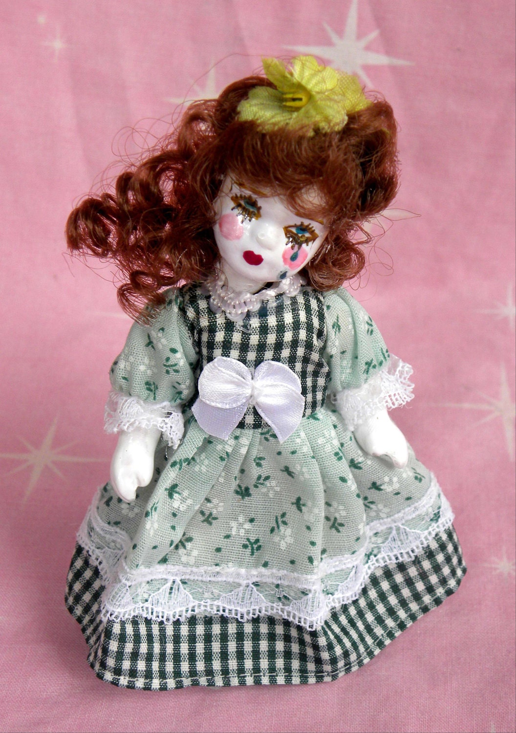 SALE Porcelain Baby Doll Violet Gothic Lolita Dame Darcy Art Doll