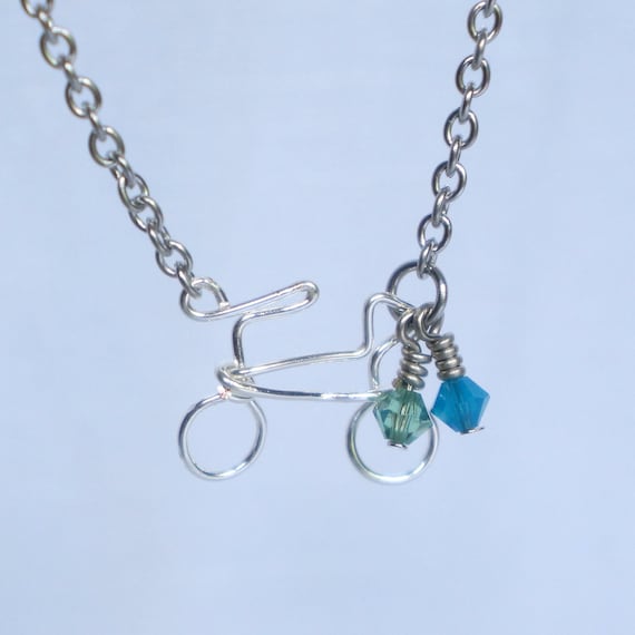 Bicycle Necklace for Charity