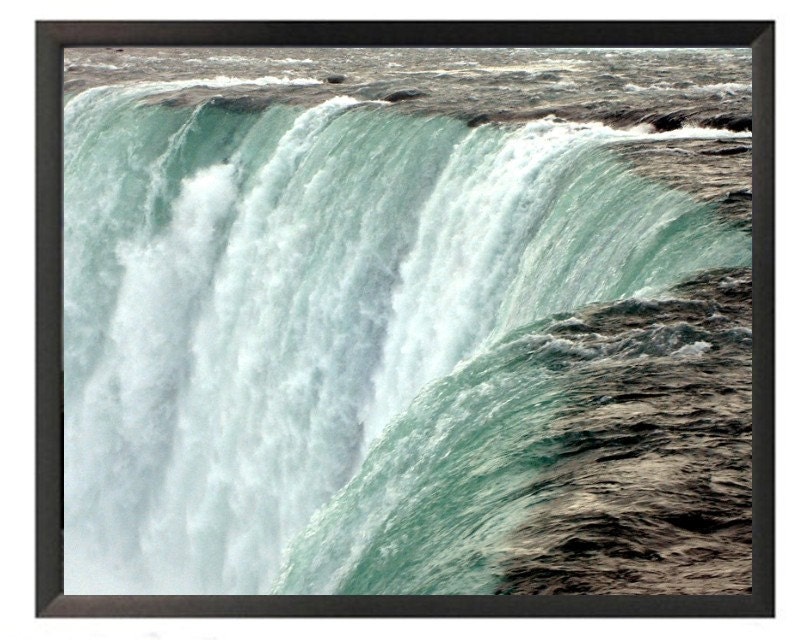 ON SALE Photograph Niagara Falls, 10 x 8, Niagara Falls, Canada, Scenic Travel Photograph, Hear The Roar, Wallenda Walks Across