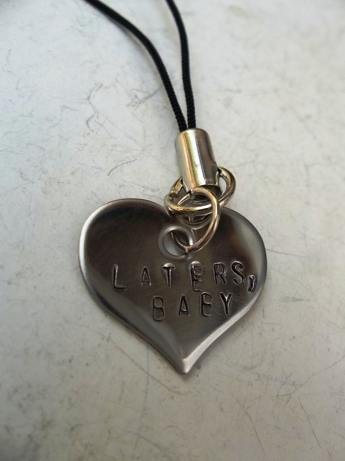 Fifty Shades of Grey Laters Baby Phone or eReader Charm Inspired by the Book