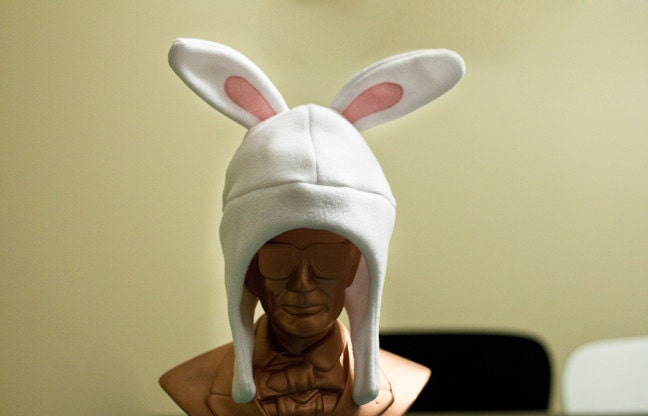 White Rabbit Baby/Toddler Fleece Hat