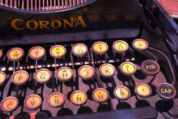 Vintage Typewriter "Writing Machine no. 1" at Los Angeles Flea Market - 8x10" Fine Art Matte Photography Print