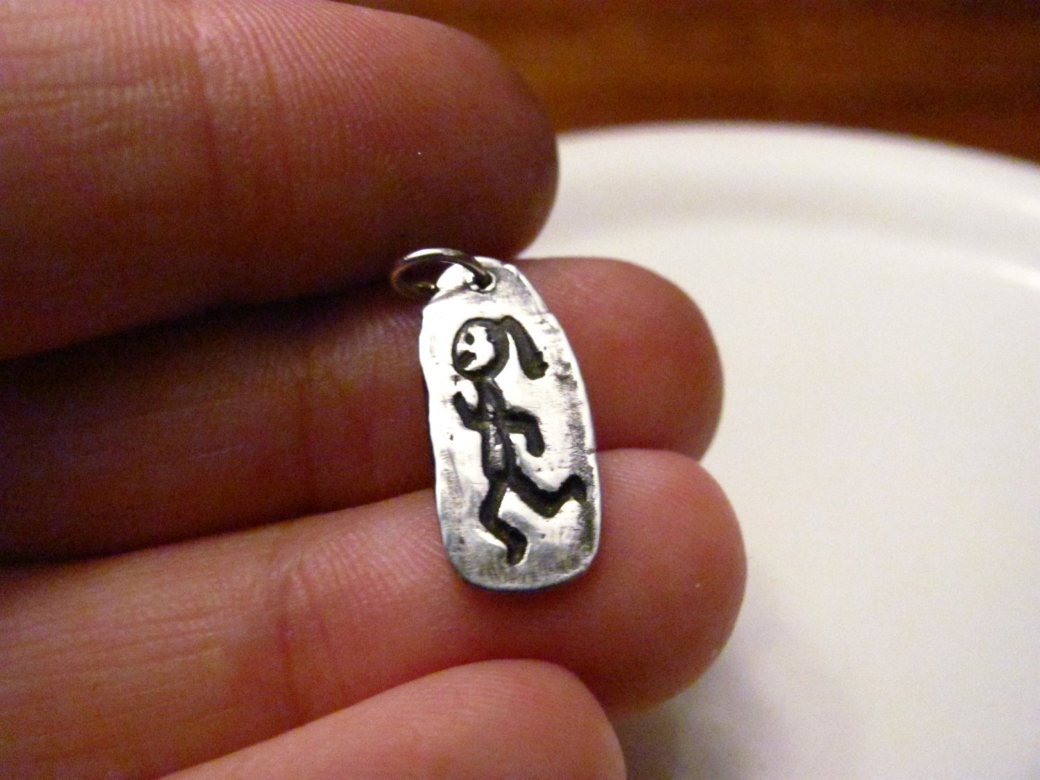 Jogging, Running Girl Charm - Charm Only - My Life Charms - Free Shipping in the US