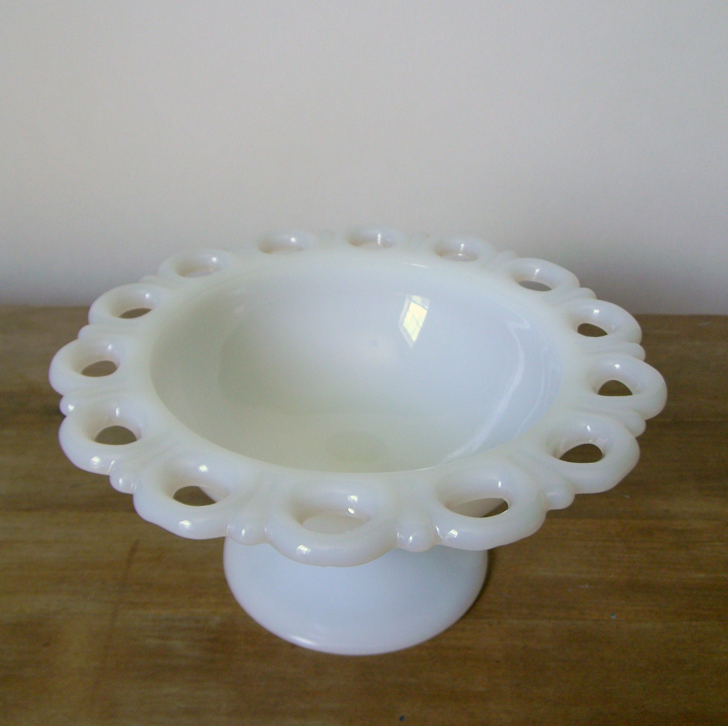 Vintage Lace-edged candy dish