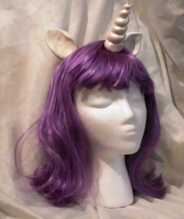 Twilgiht Sparkle Wig Unicorn Wig Purple Unicorn Horn Costume Wig My Little Pony Cosplay  Rarity Twilight Sparkle Headband mlp