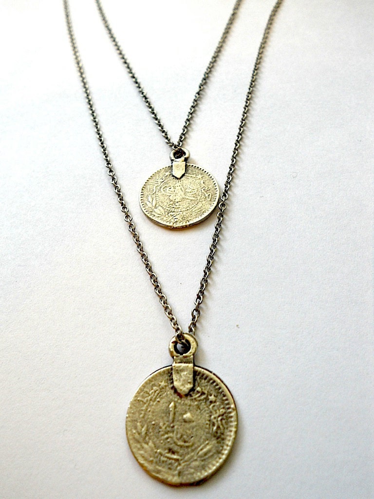 Coin Double Necklace