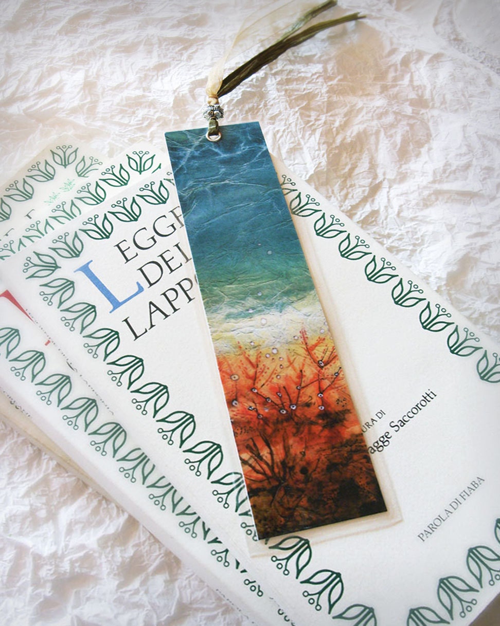 Acquamarine Sepia Bookmark - laminated paper goods, Soul and Sea