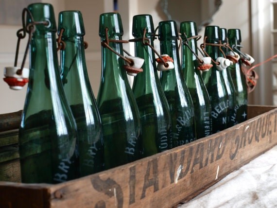 VINTAGE EUROPEAN Bottles...With Stoppers