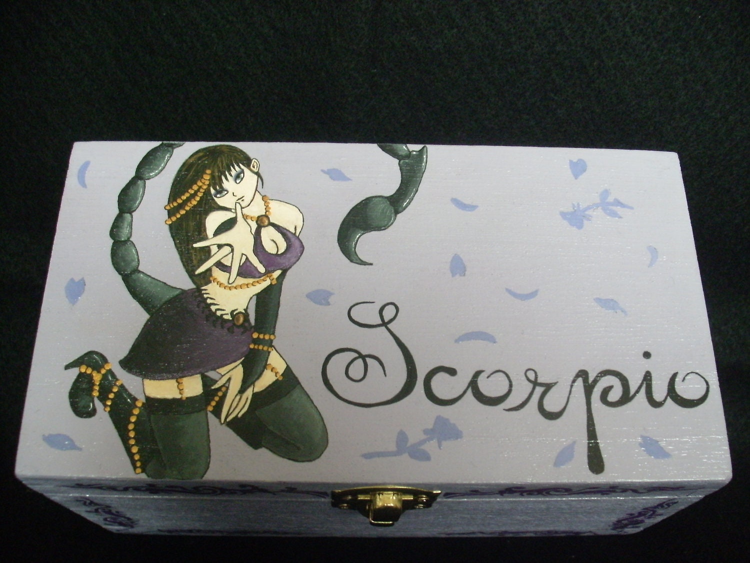Scorpio  Zodiac Trinket Box
