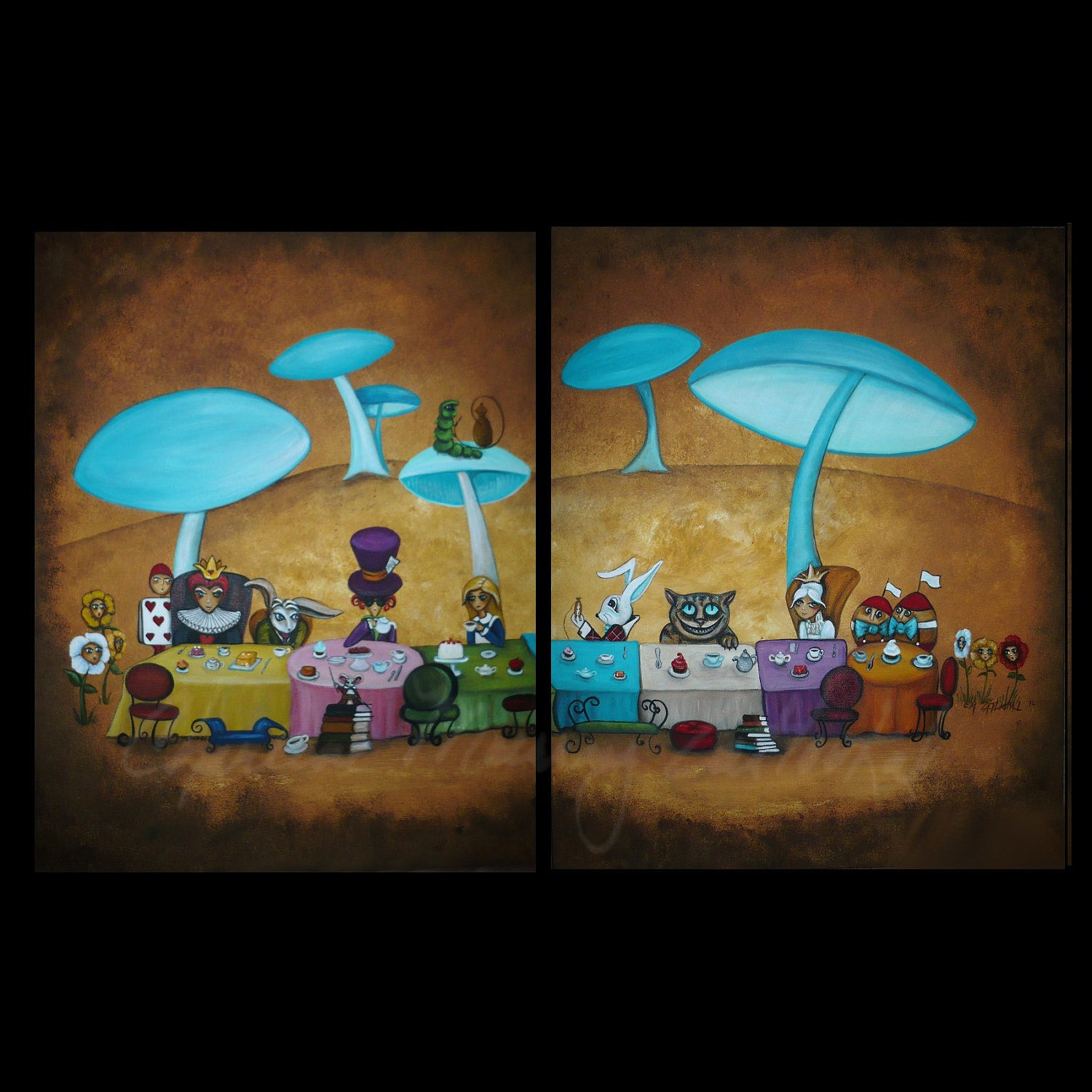 two panel painting