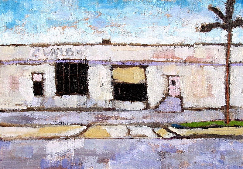 San Diego Industrial Landscape Painting