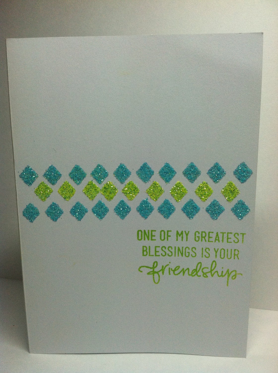 Glitter Friendship Card