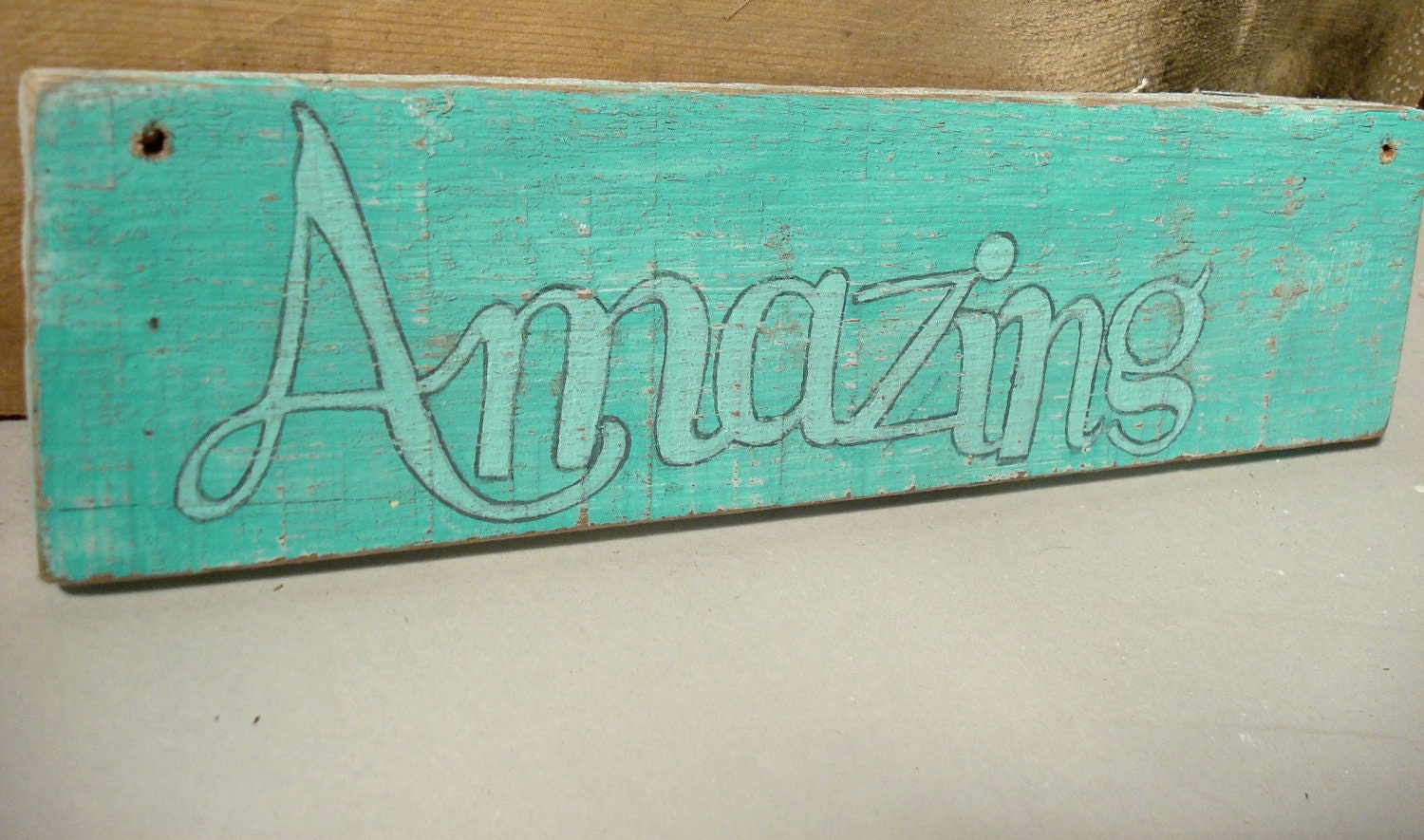 personalized wood sign--create a sign-