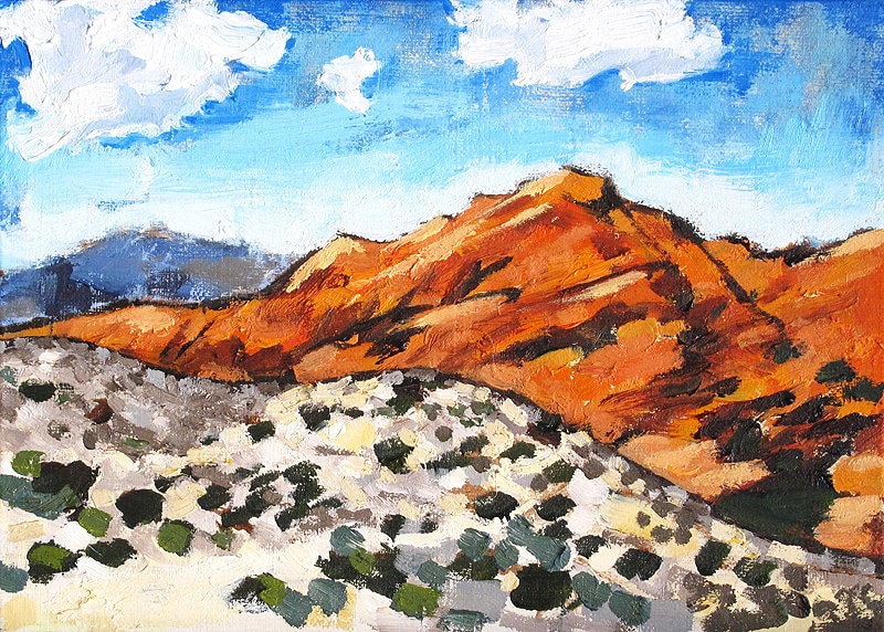 Red Rocks Painting