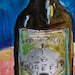 Absinthe for Two French Beverage Still life Original painting Large 18 by 24 inch by Ginette