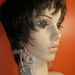Attractive Unique Silver Aluminum Earring Dangling Fashion Flower Earring, Handmade, Jewelry, Ladies Earrings, Womens Earrings