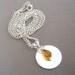 November Swarovski Crystal and Silver Plated Necklace