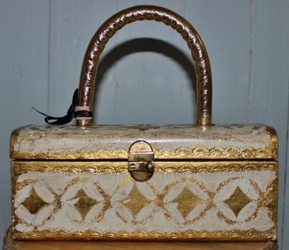 Italian Florentine Vintage Purse / Tote / Handbag