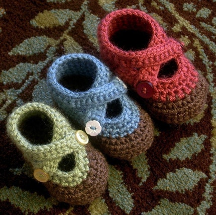 Baby Booties Crochet Pattern - Yahoo! Voices - voices.yahoo.c
om