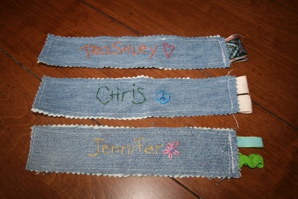 Personalized Fabric Bookmark