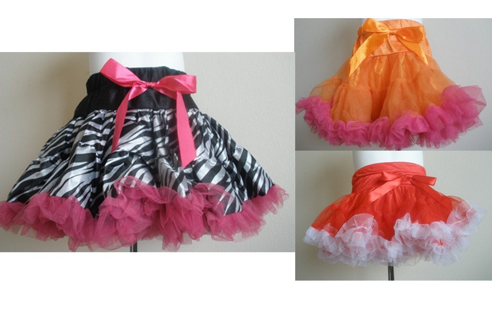 Little Girl Pettiskirts-Available in many sizes and colors-fancy, frilly, dress-up, special occasion, photo prop, photography, newborn, baby, toddler, pre-teen