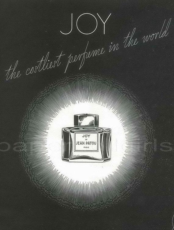 Joy Perfume: Joy Perfume Harpers Bazaar Ad from 1936