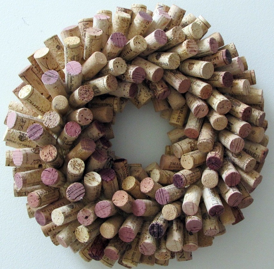 Unique Wine Cork Wreath