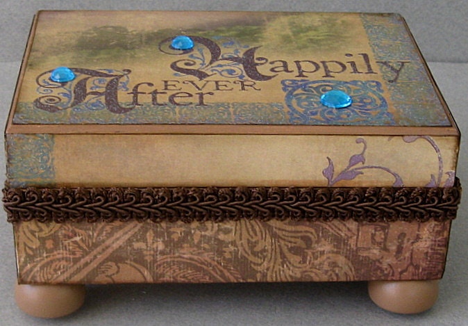 Reserved for SilverbowBeauties Happily Ever After Keepsake Box