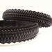 Zipper bracelets, black paracord style bracelets, zipper jewelry design.