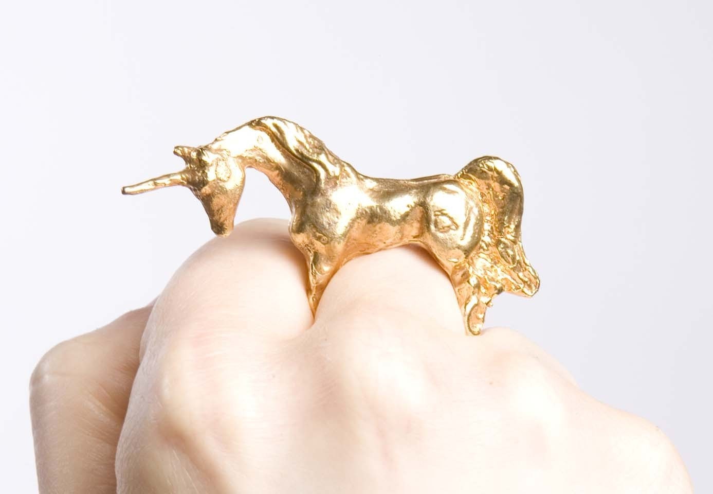 The Golden Unicorn ring by Rabid Fox