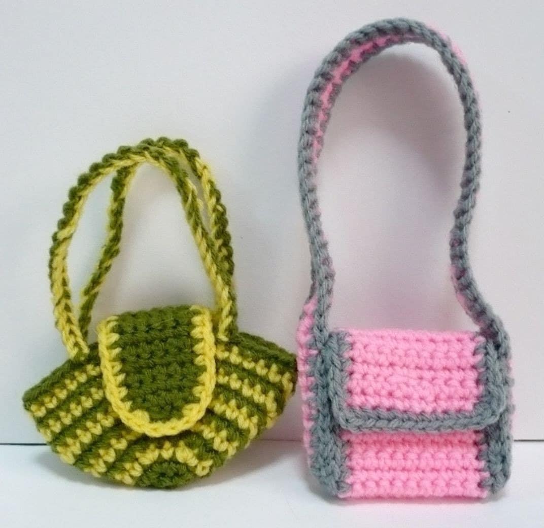 Free Crochet Pattern: Small Crocheted Purse or Handbag